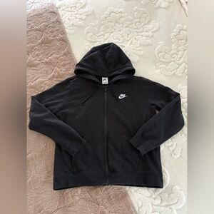 Women’s Nike Black Full Zip Hoodie Size M